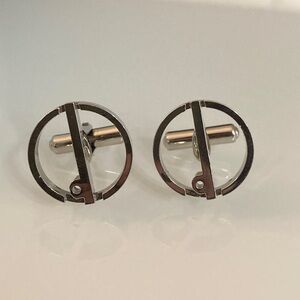 Dunhill Cuff Links Silver